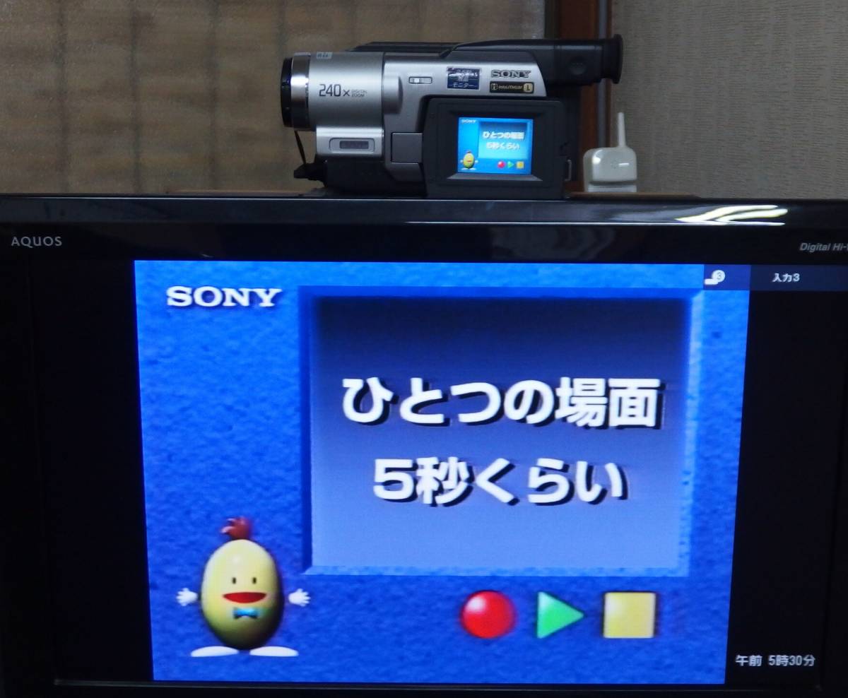 動作確認済み !! SONY Hi8ビデオカメラ CCD-TRV86 SONY カメラ、