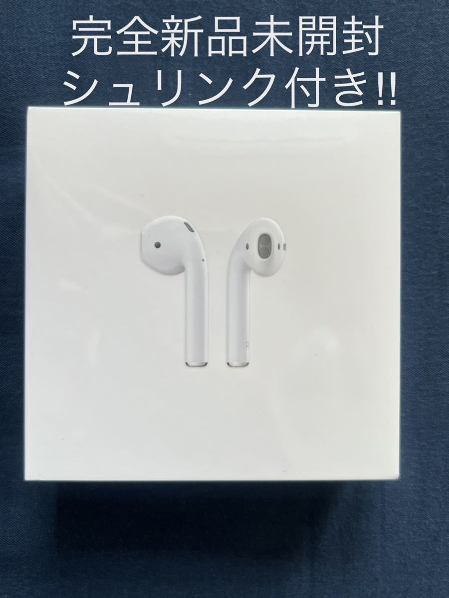定番，人気SALE 完全 シュリンク付きApple AirPods第二世代 MV7N2J/A(イヤホン、ヘッドフォン)｜売買されたオークション情報、yahooの商品情報をアーカイブ公開 - オークファン アップル