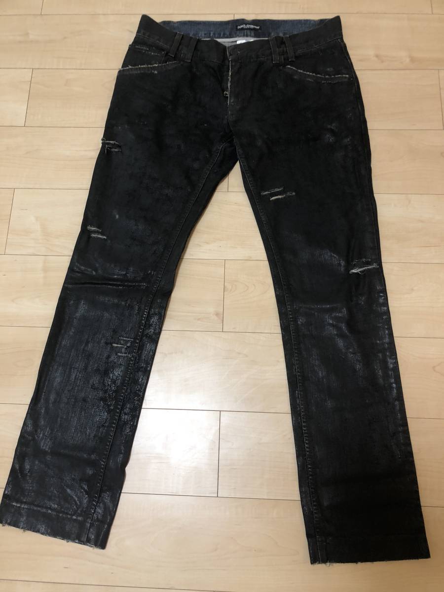 d*7様 DOLCE&GABBANA Coating Denim DOLCE&GABBANA coating denim