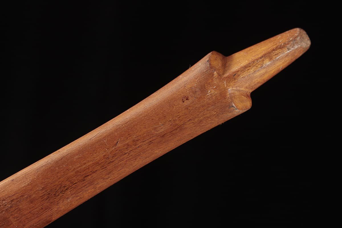 DR402 【細山田多門 作】弓具 竹弓・和弓 全長213.3cm/反り220.5cm 重 