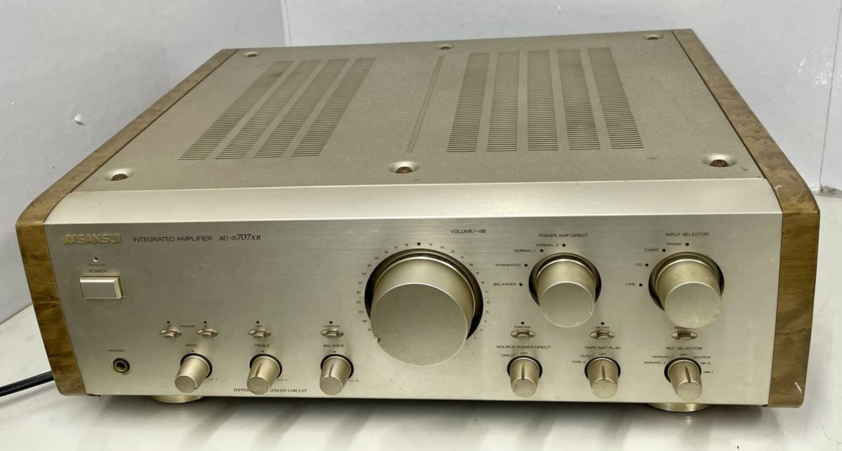 SANSUI プリメインアンプ INTEGRATED AMPLIFIER AU-α707EXTRA 山水電気
