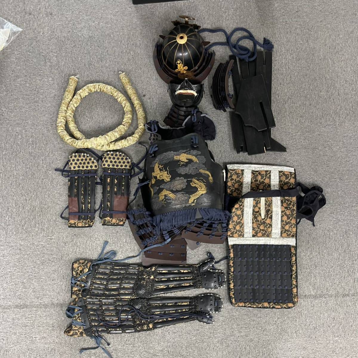 甲冑 等身大 公式通販 兜 鎧 黒胴当世素掛 鎧兜一式 セット 一式