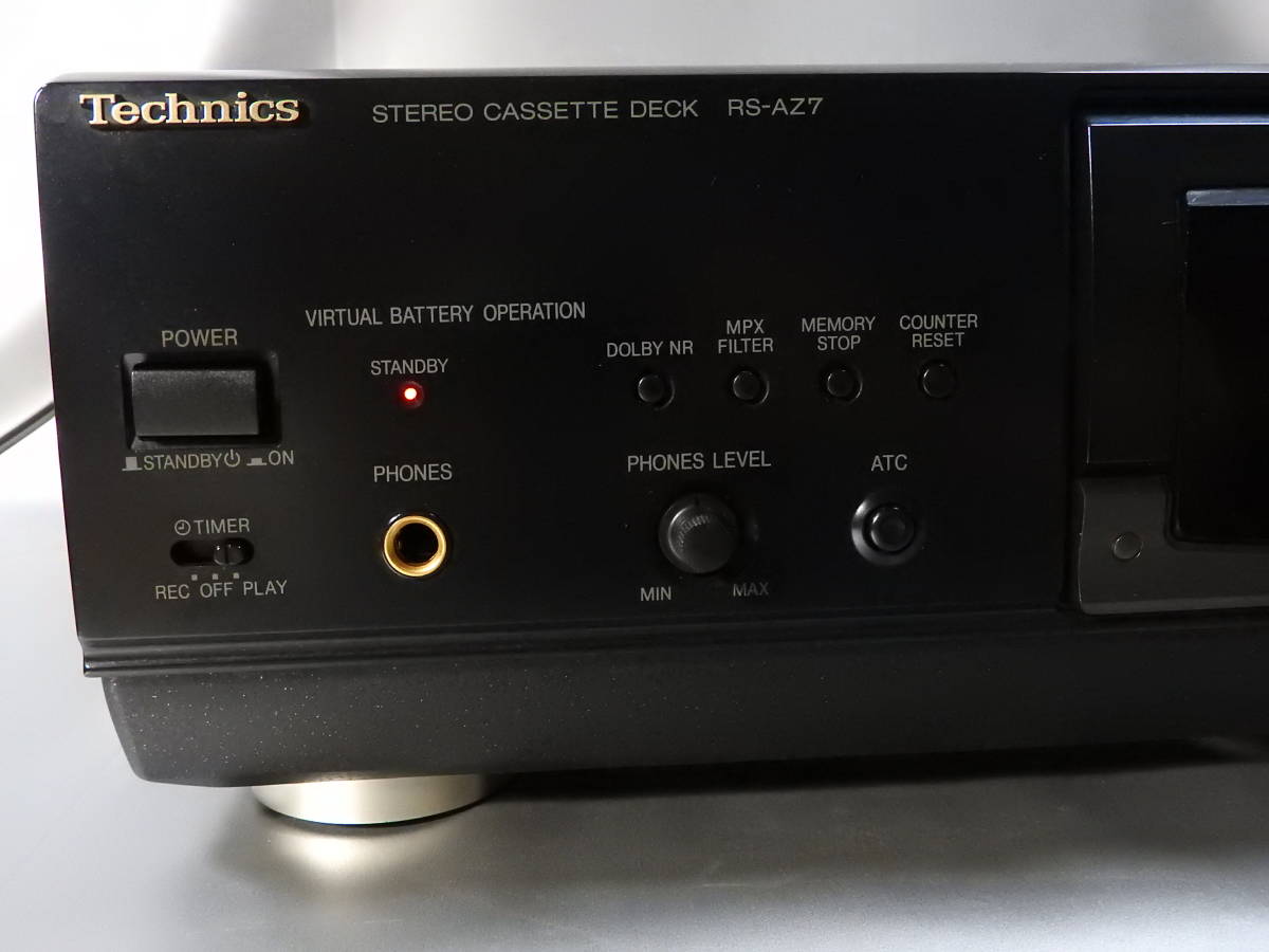 【動作品】Technics RS-AZ7 3ヘッド　　　 　高性能カセットデッキ 動作品Technics RS-AZ7 3ヘッド 高性能カセットデッキ