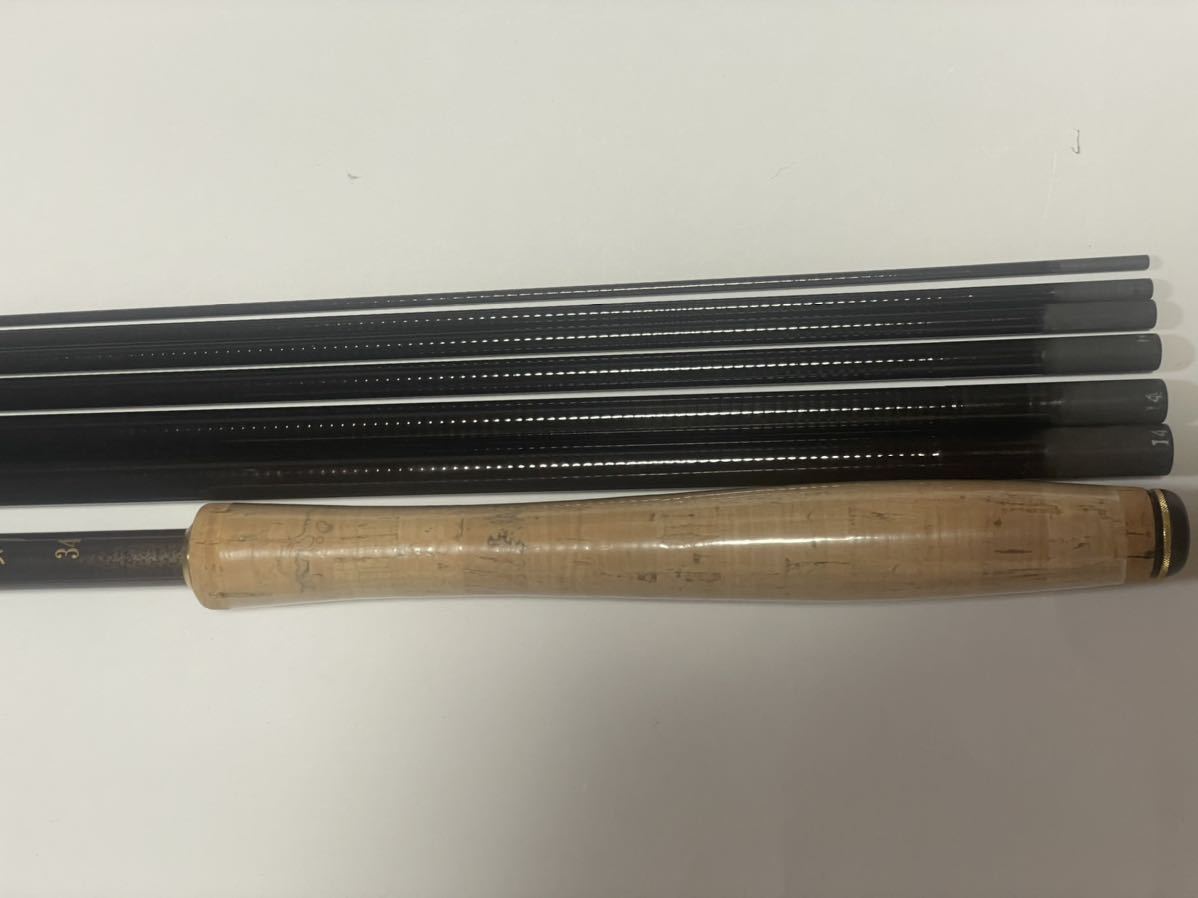 税込 がまかつ テンカラ 微彩34 レア未使用品 渓流竿 フライ 【公式通販】