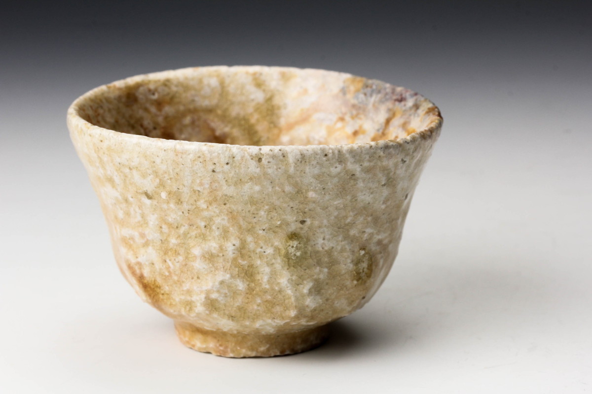 岡野法世 信楽窯変ぐい呑 共箱 栞 本物保証