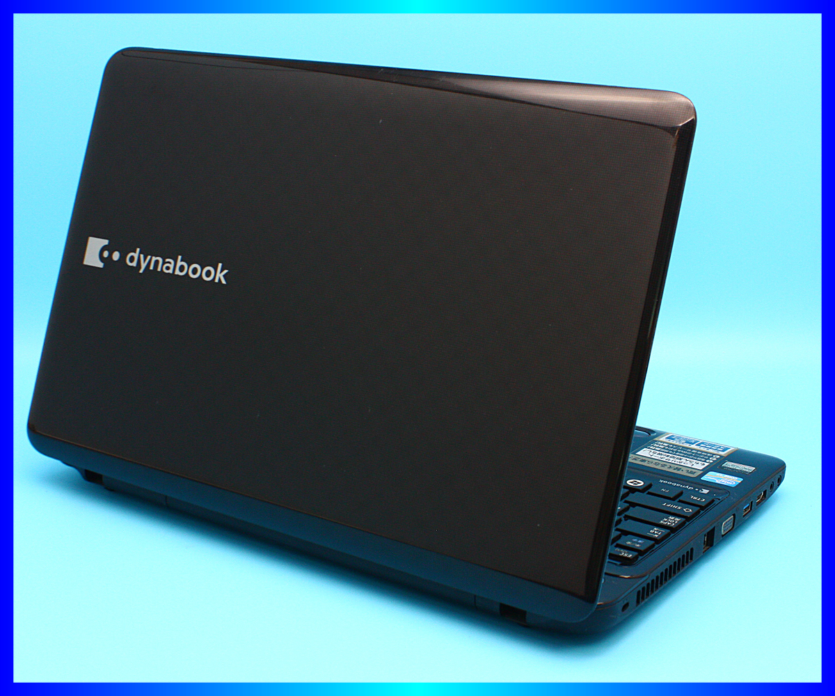 東芝 Windows 11【Core i7 超速SSD新品512GB+HDD750GB】ブラック