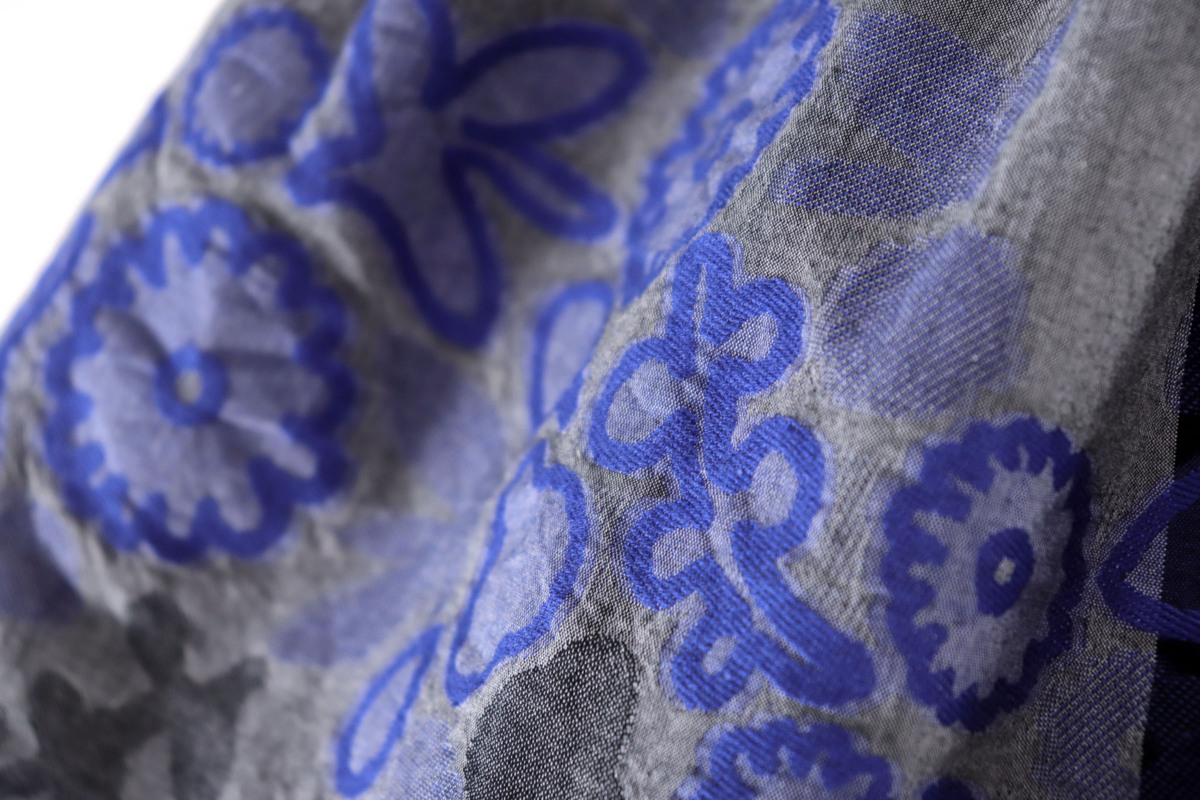 ☆美品2018☆慈雨センソユニコ/花柄ジャガードチュニックワンピース