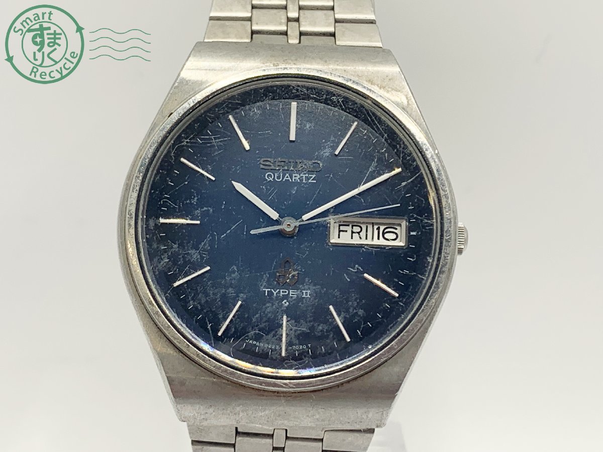 09310079 〇 SEIKO セイコー TYPE Ⅱ タイプ2 8223-7010 QUARTZ 