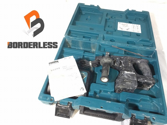 激安大特価，SALE 品 makita マキタ 18V充電式ハンマドリル HR244D 黒 本体+充電器+ケース付き 電動工具 破砕 粉砕 穴あけ 57904(本体)｜売買されたオークション情報、yahooの商品情報をアーカイブ公開 - オークファン ハンマドリル