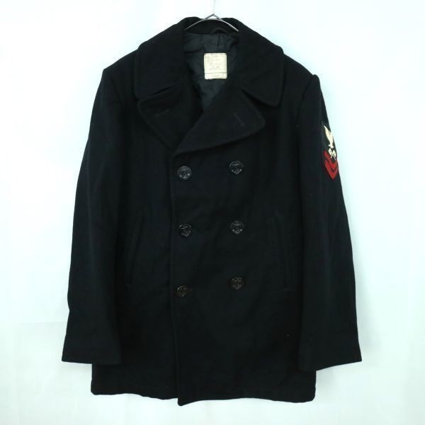 人気セール，新品 80's 米軍実物 US.NAVY 6ボタン Pコート ウールコート アメリカ海軍 ワッペン付き ネイビー 40R 古着 ｋ8255(戦闘服)｜売買されたオークション情報、yahooの商品情報をアーカイブ公開 - オークフ 戦闘服