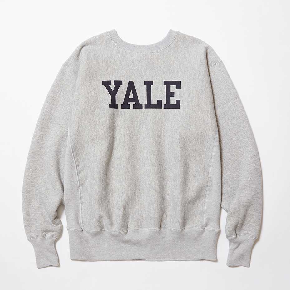 70年代復刻 チャンピオン true to archives yale リバースウィーブ パーカー スウェット L 日本製 ヴィンテージ エール ucla ハーバード