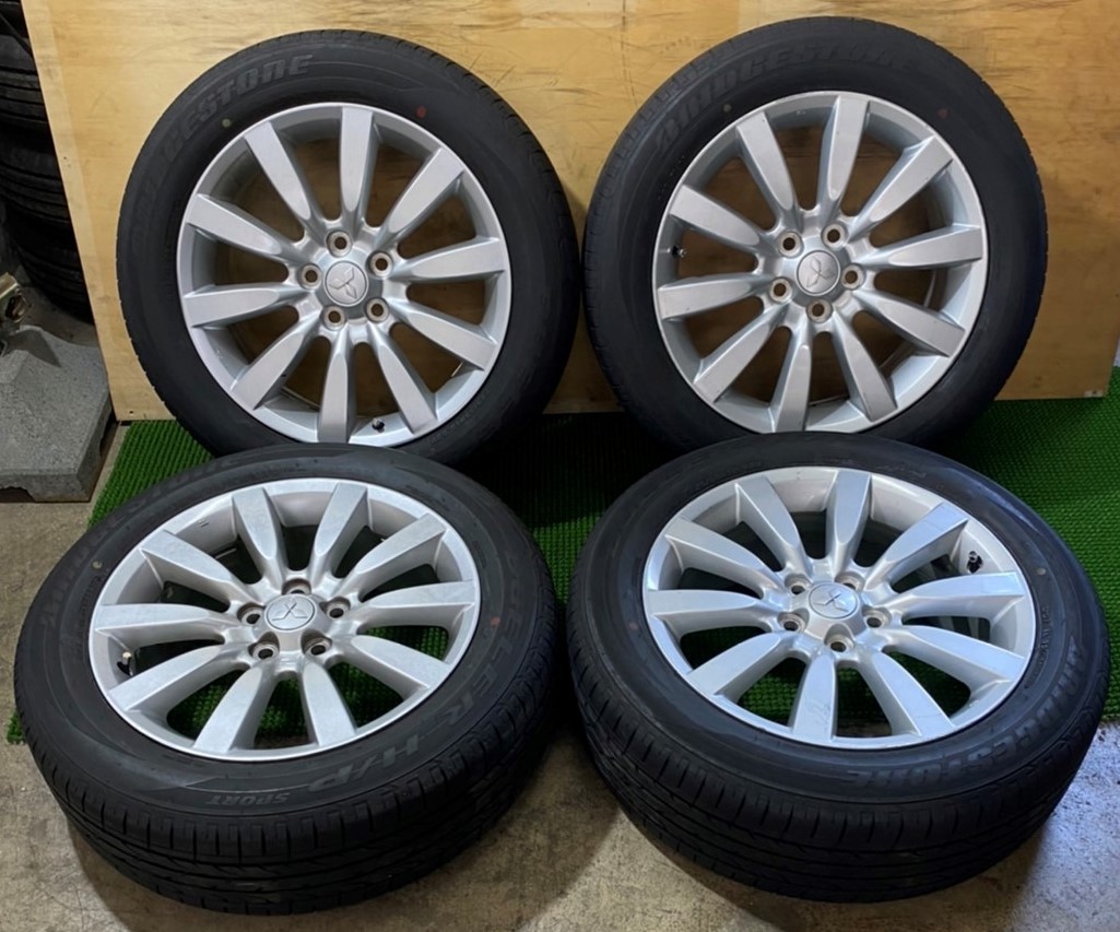 225/55R18 BRIDGESTONE【2020年】(MITSUBISHI 純正) 18X7JJ ET46 5H