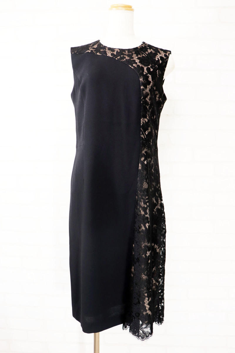 ☆美品2019☆EPOCAエポカ/レース切替ノースリーブワンピース定価8.9万  