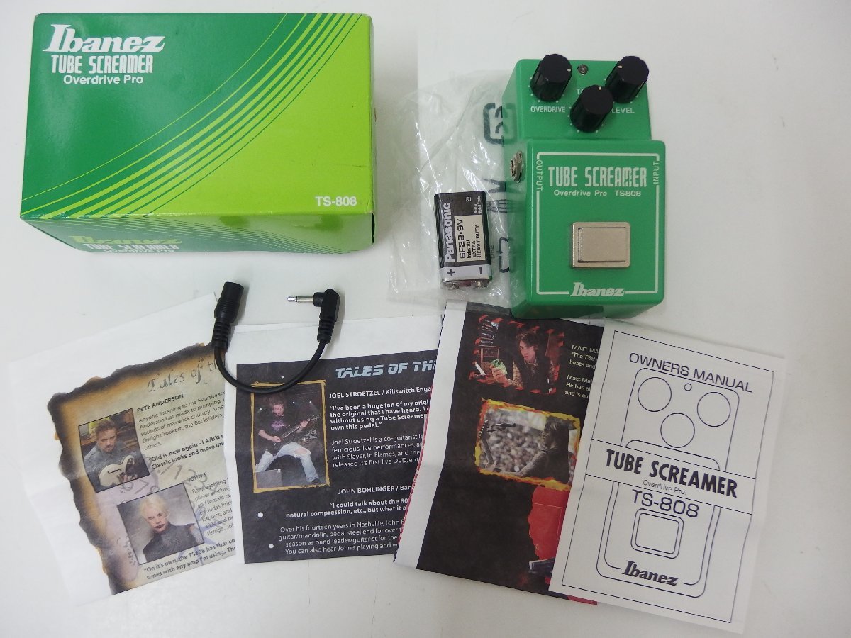 本物保証，限定セール レ /Zク2604 Ibanez Tube Screamer overdrive Pro TS-808 アイバニーズ チューブスクリーマー オーバードライブ(オーバードライブ)｜売買されたオークション情報、yahooの商品情報をアーカイブ公開 - オー エフェクター