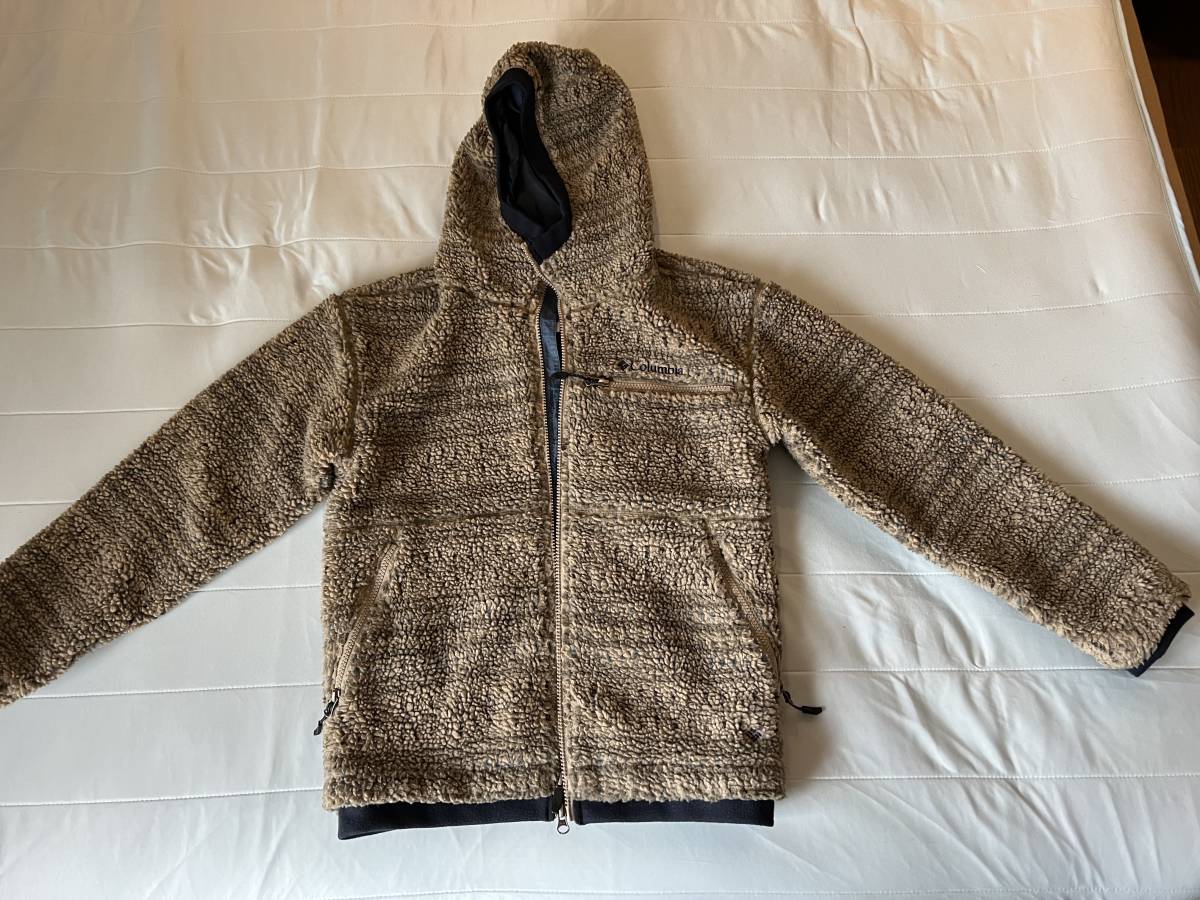 中古・綺麗】Columbia コロンビア フルジップ ジャケット ボア 厚手 