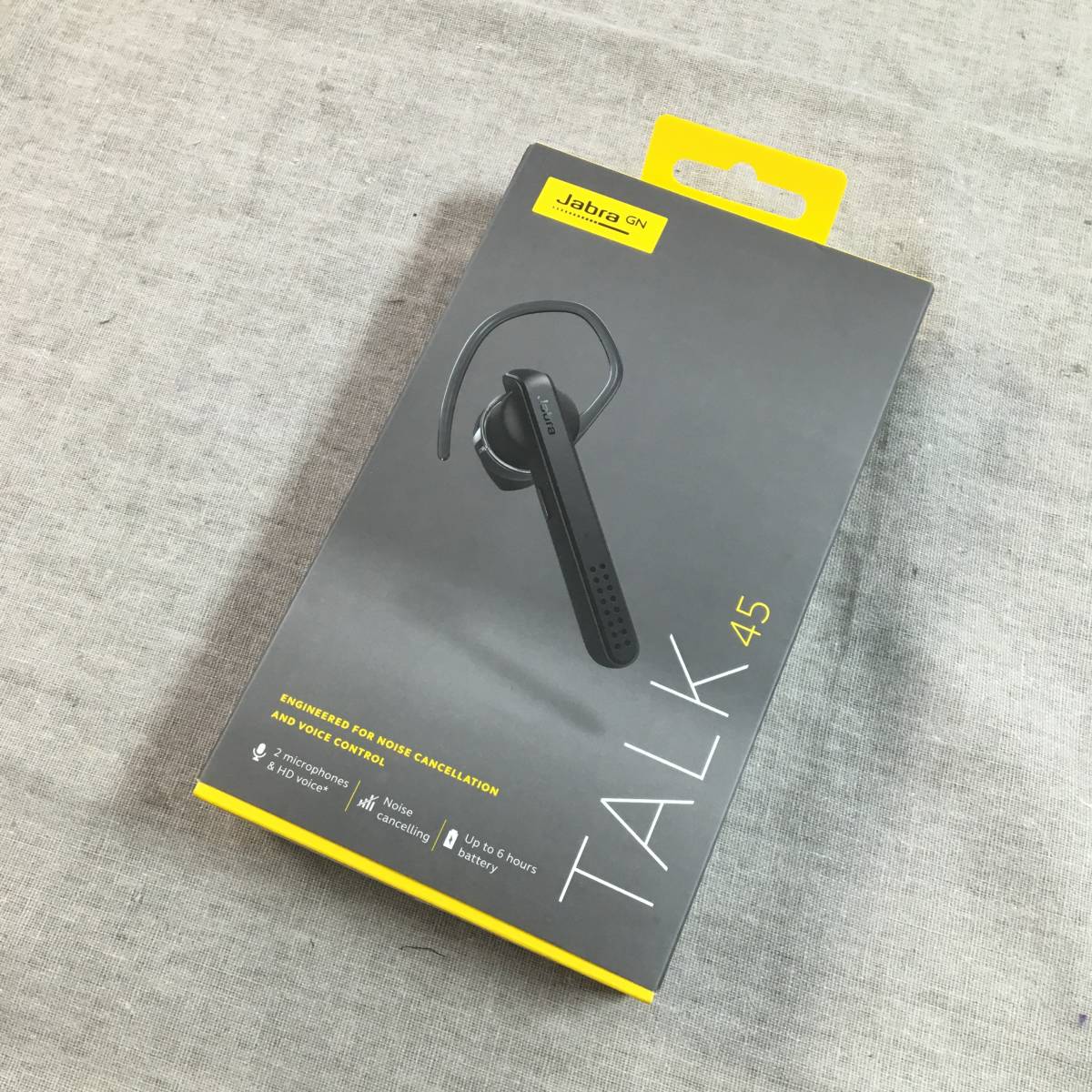 現状品 Jabra 片耳イヤホン Talk 45 ブラック Bluetooth対応 ノイズ