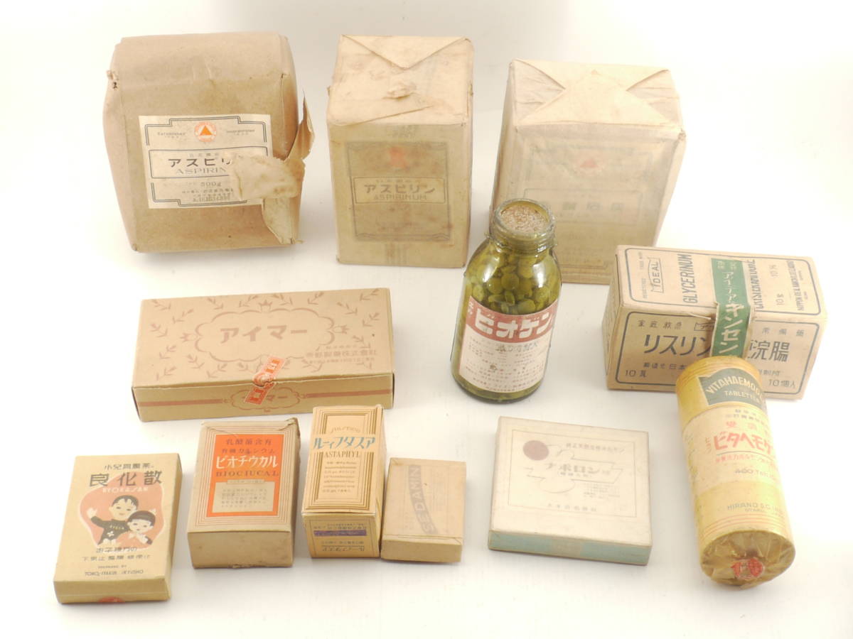 戦前の薬箱　キレイな物です 戦前/戦時中/戦後の薬（未使用）薬びん・薬箱 昭和レトロ 武田長兵衛