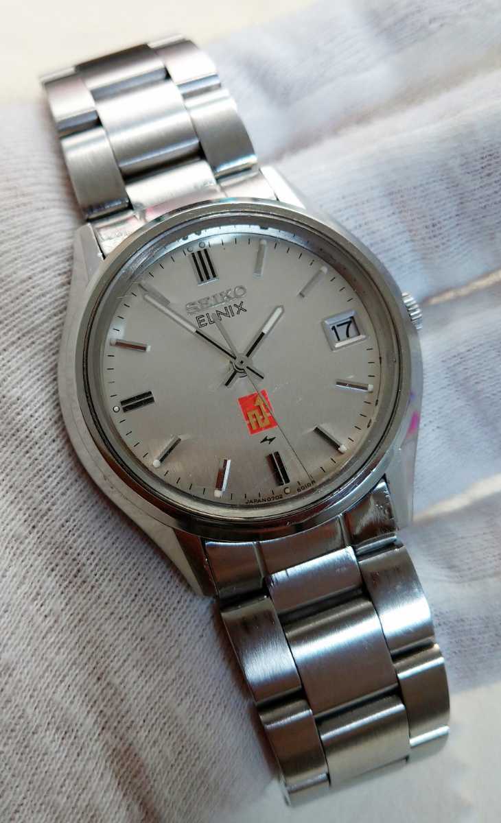 【限定SALE，本物保証】 稼動品 電池交換済 セイコー SEIKO エルニクス ELNIX 0702-6010 電磁テンプ カレンダー オイスターブレス(セイコー)｜売買されたオークション情報、yahooの商品情報をアーカイブ公開 - オークファ その他