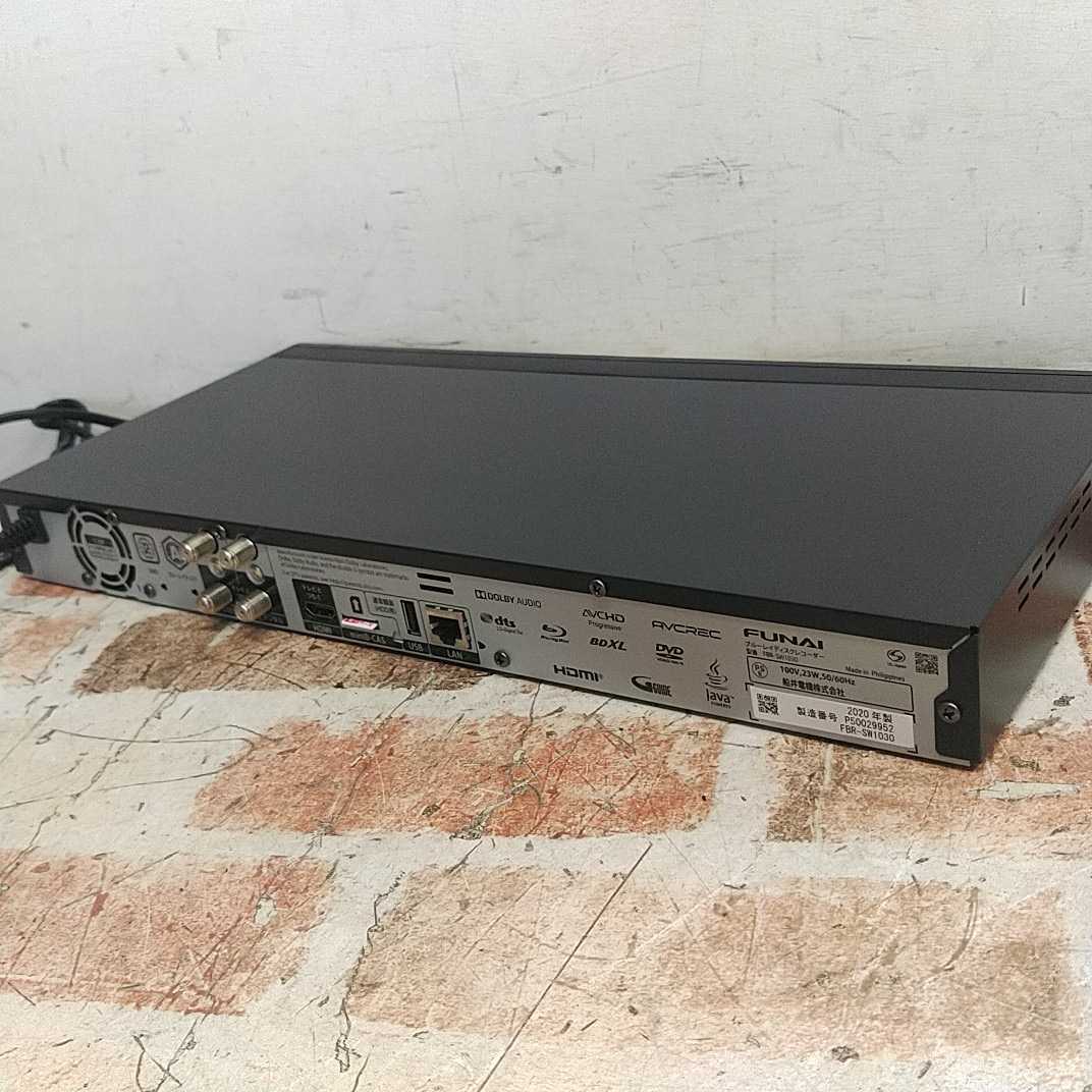 フナイFUNAI2020年ブルーレイディスクレコーダー FBR-SW1030