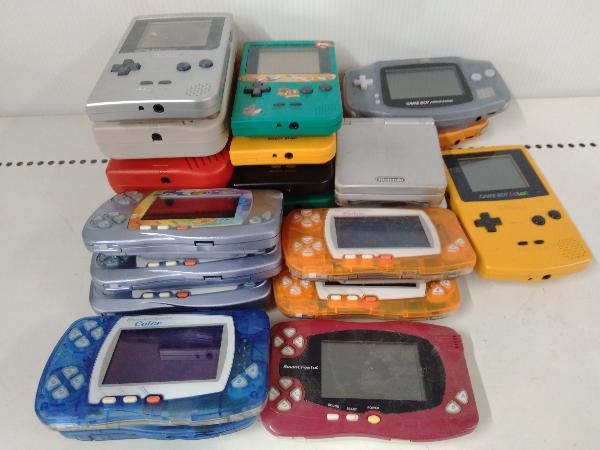 高品質，爆買い ジャンク 不動品 GB ゲームボーイ カラー アドバンス アドバンスSP ポケット ライト ワンダースワン カラー クリスタル まとめて21台(本体)｜売買されたオークション情報、yahooの商品情報をア 本体