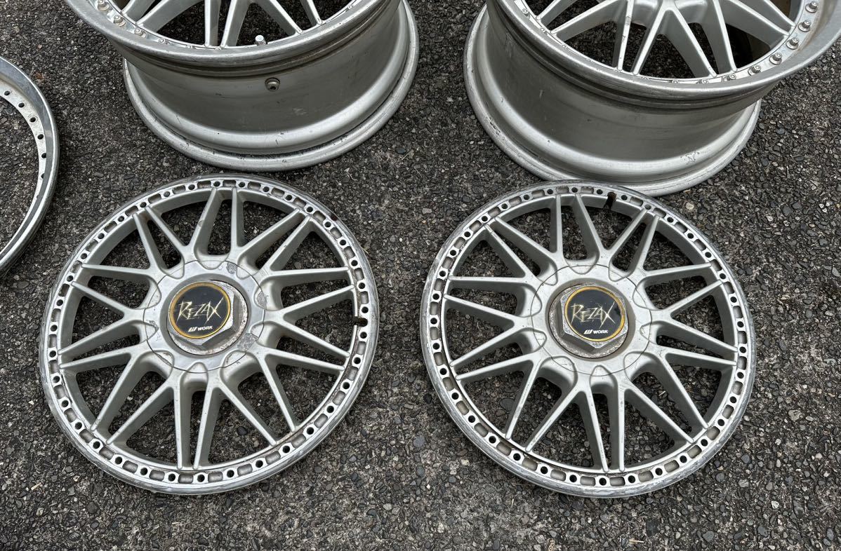 work REZAX 17インチ 8j ワーク pcd114.3 レザックス リバレル ベース