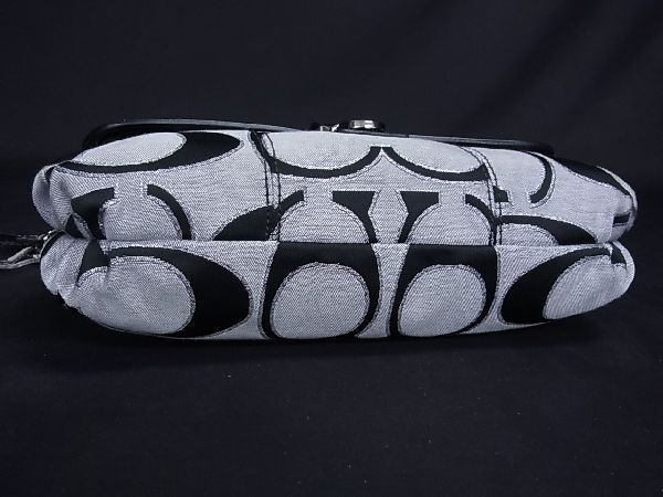 1円 □美品□ COACH コーチ 18136 シグネチャー キャンバス ワン