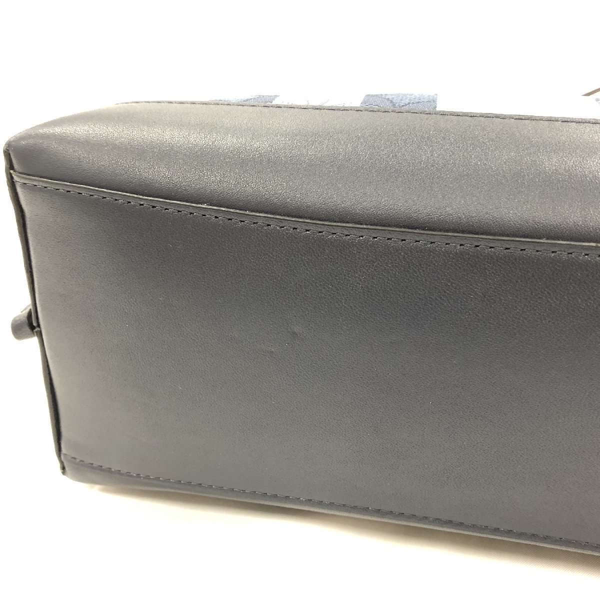 COACH コーチ 2WAY ショルダーバッグ ハンドバッグ ストライプ 