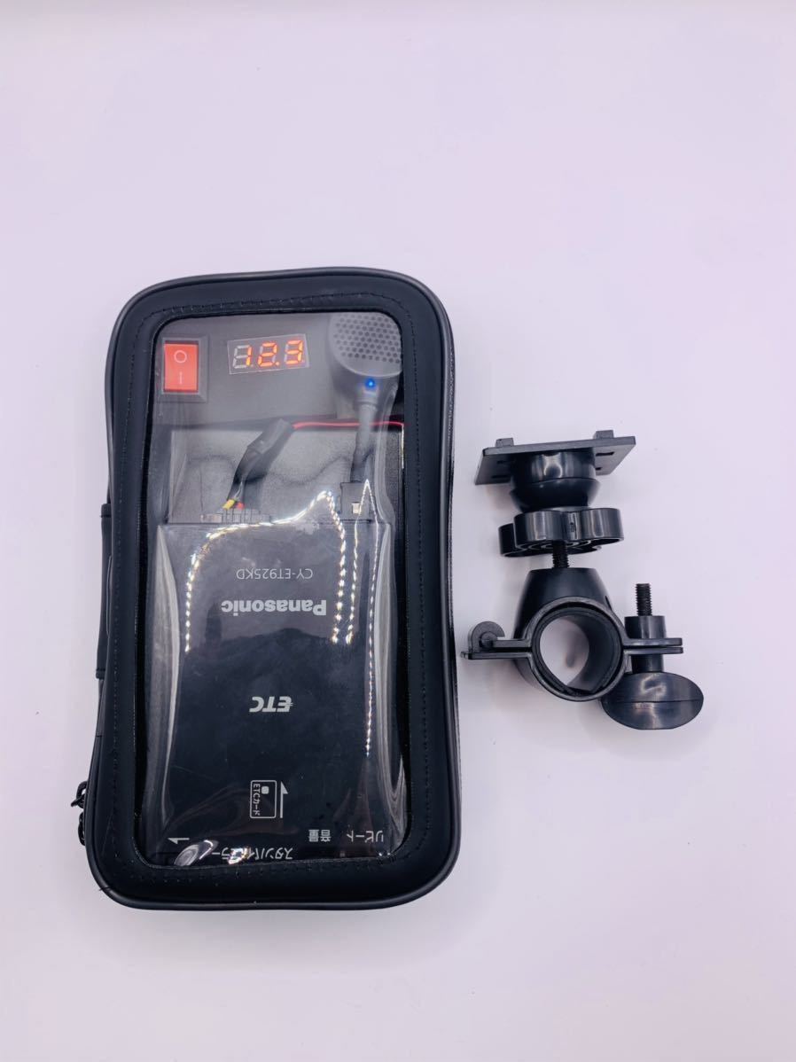 格安，HOT バイク用 ETC車載器 軽自動車セットアップ 自主運用 電池式 防水ケース付き バイクETC パナソニック Panasonic(ETC)｜売買されたオークション情報、yahooの商品情報をアーカイブ公開 - オークファ ETC