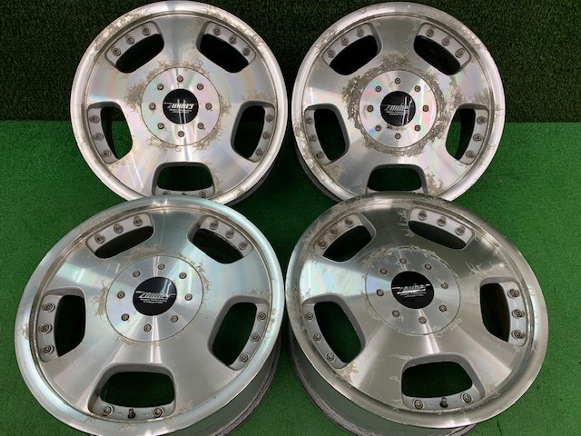 大人気，2026 大阪0611R2 Zauber ザウバー 17x7J+25 6H/139.7 格安 アルミホイールのみ 17インチ 4本(6穴)｜売買されたオークション情報、yahooの商品情報をアーカイブ公開 - オークファン 6穴