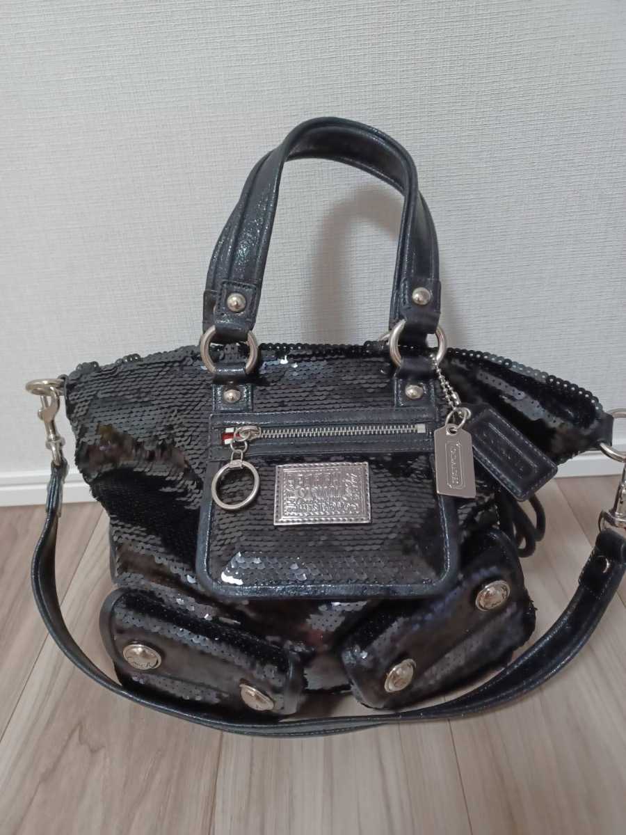 COACH コーチ 13821 ポピー シークイン スポットライト スパンコール  