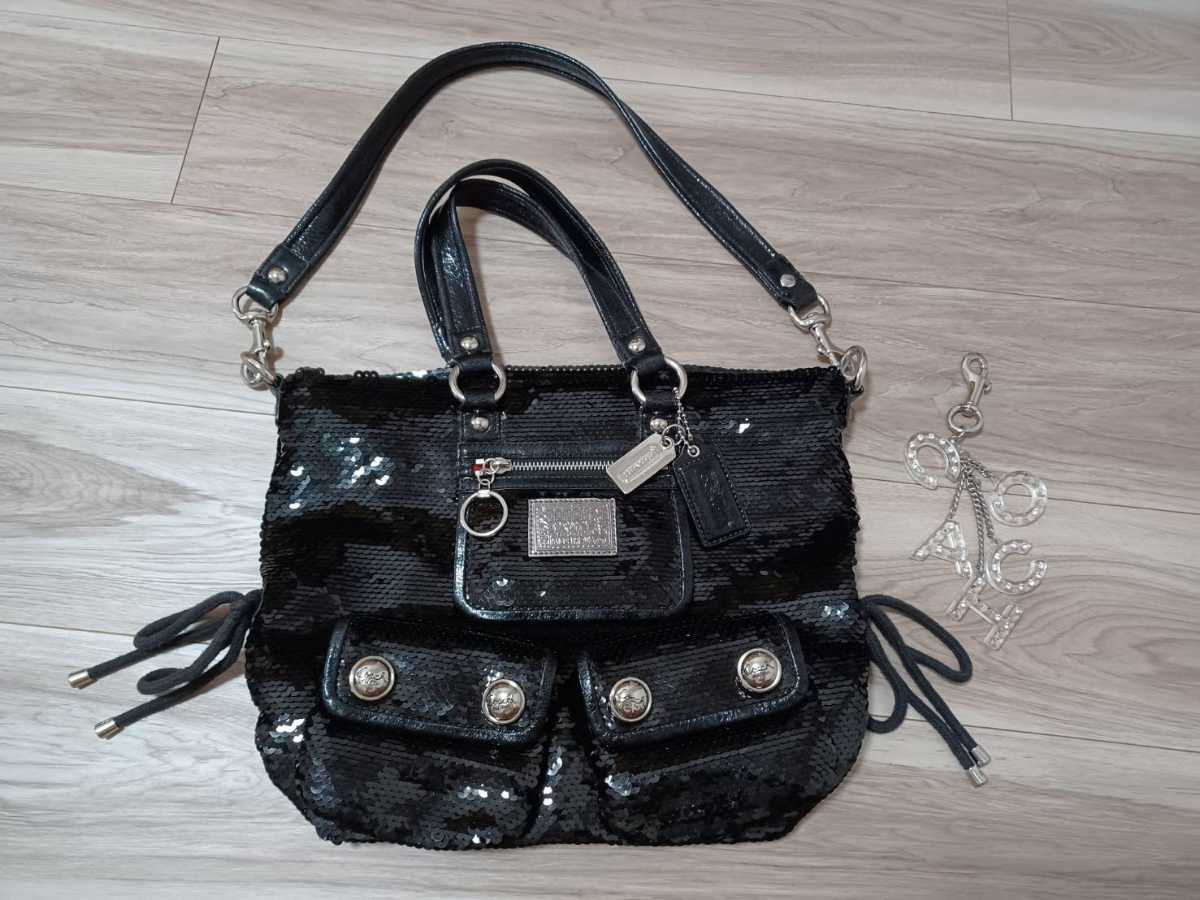 COACH コーチ 13821 ポピー シークイン スポットライト スパンコール 