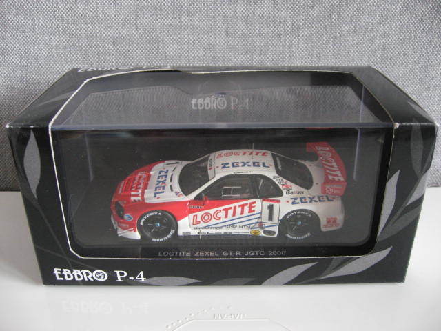人気SALE，低価 1/43ミニカー ロックタイト ゼクセル GT-R JGTC 2000 ／ エブロ P-4 P427 日産 スカイライン R34(レーシングカー)｜売買されたオークション情報、yahooの商品情報をアーカイブ公開 - オークファン レーシングカー