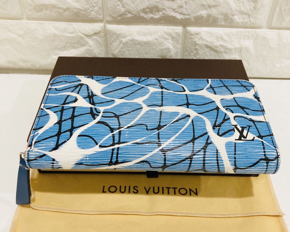 LOUIS VUITTON 極上美品 ルイヴィトン エピ レザー 限定 アクア 