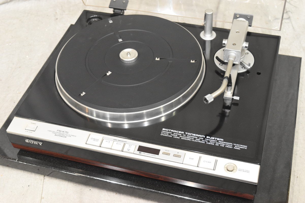 SONY ソニー ターンテーブル PS-X75【ジャンク品】