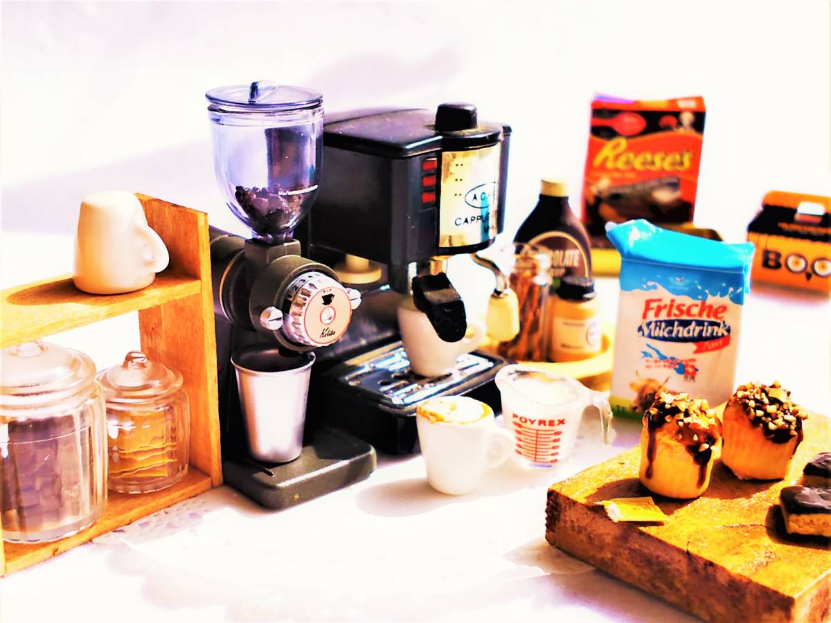 ミニチュア SHYYOULQE 手挽きコーヒーミル ミニチュア手動エスプレッソ 