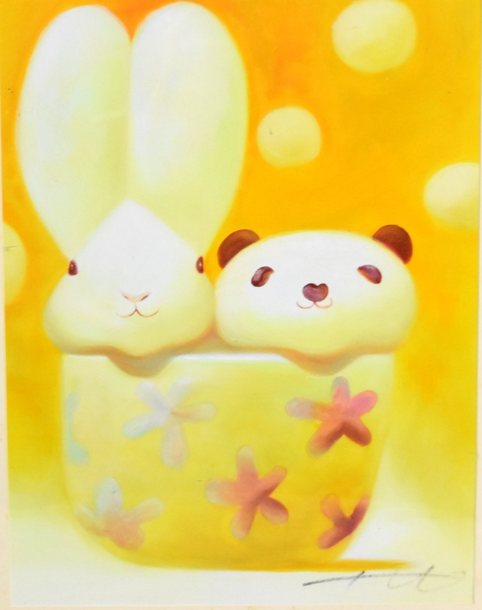 渡辺宏 Hiroshi Watanabe ずっと友達 絵画 壁掛け Yahoo