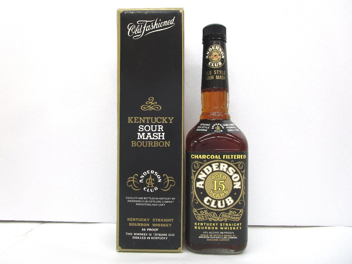 CLUB 15年 ANDERSON 750ml アンダーソンクラブ 未開栓 古酒 クラブ 
