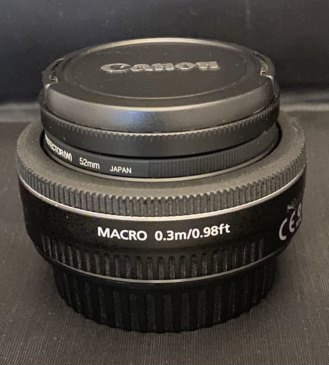 Canon EF40 2.8 STM レンズフード、プロテクター付き 40mm STM Canon