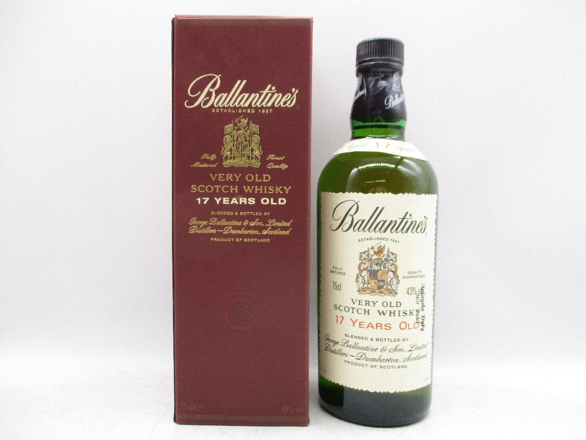 BALLANTINE'S 17年 バランタイン 17年 スコッチ ウイスキー 古酒 未開
