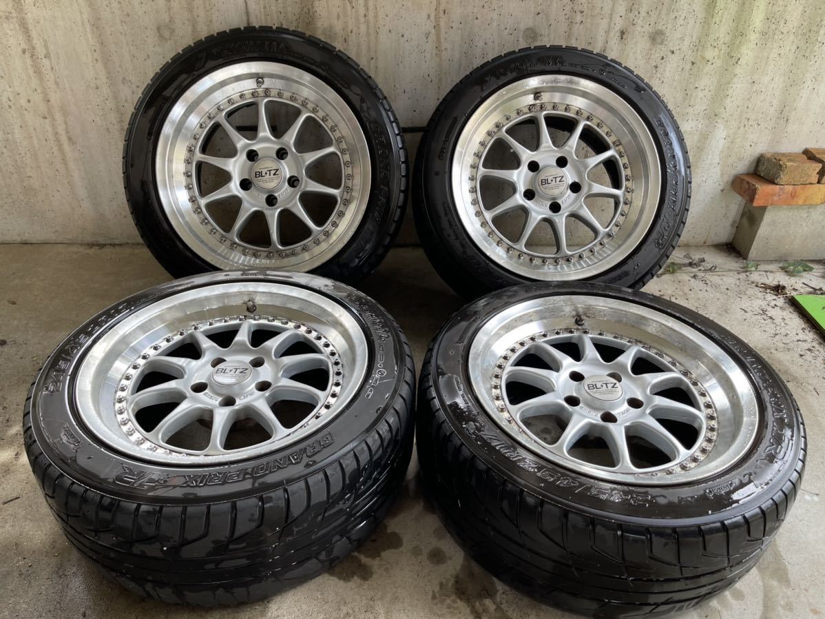 ブリッツレーシング 17インチ 9j オフセット22 PCD114.3 5穴 ホイール