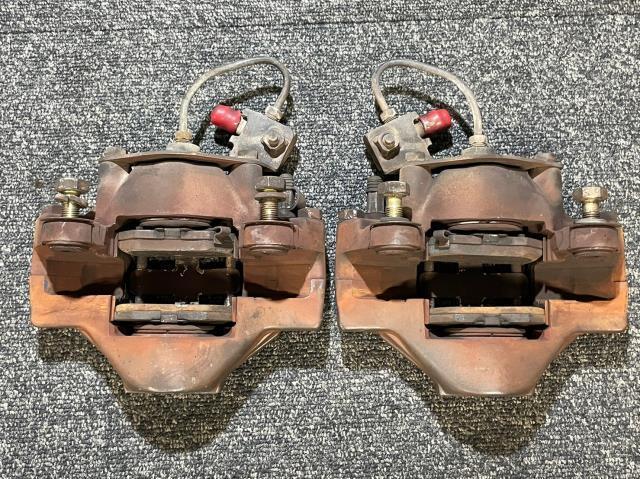 スカイライン E-ECR33 純正 リア ブレーキキャリパー 左右セット 動作