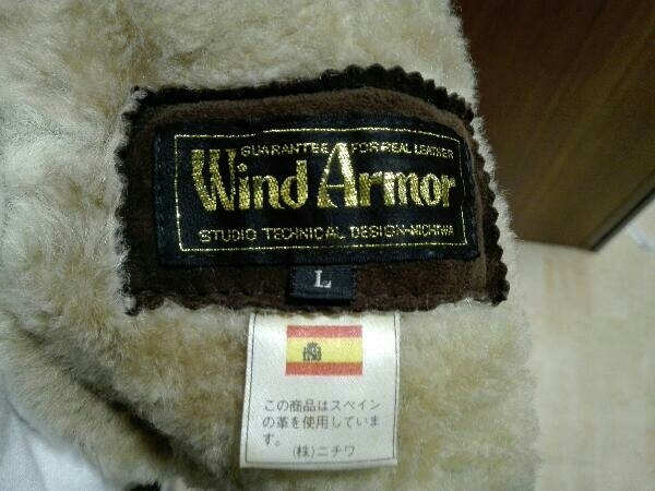 Armor WIND (ウィンドアーマー) Wind ARMOR 中古・古着通販Wind ウインドアーマー レザージャケット ウィンドアーマー ヴィンテージ バイデン大統領 &frasl; メンズ 希少! TECHNICAL Z□ウィンドアーマー