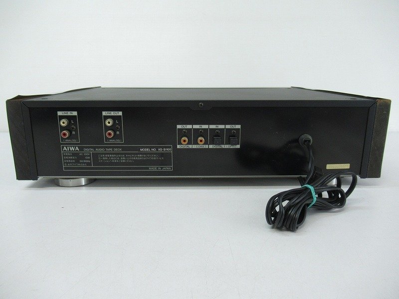 H902◇AIWA アイワ STRASSER DIGITAL AUDIO TAPE DECK DATデッキ XD
