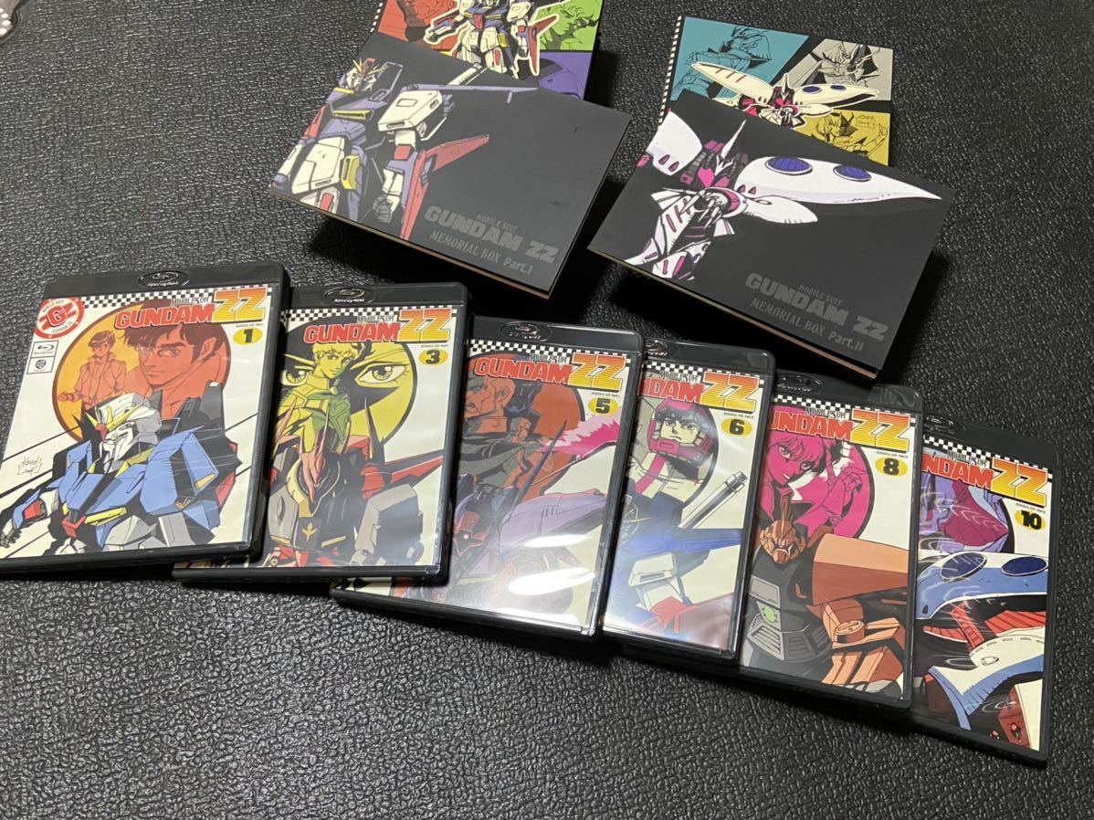 Blu-ray BOX 機動戦士ガンダムZZ メモリアルボックス パート1&2セット