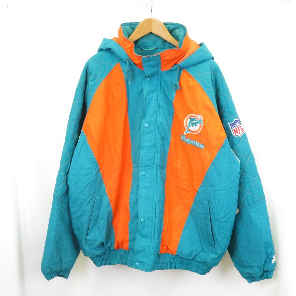NFL STARTER スターター 90年代 PRO 中綿 マイアミドルフィンズ LINE 