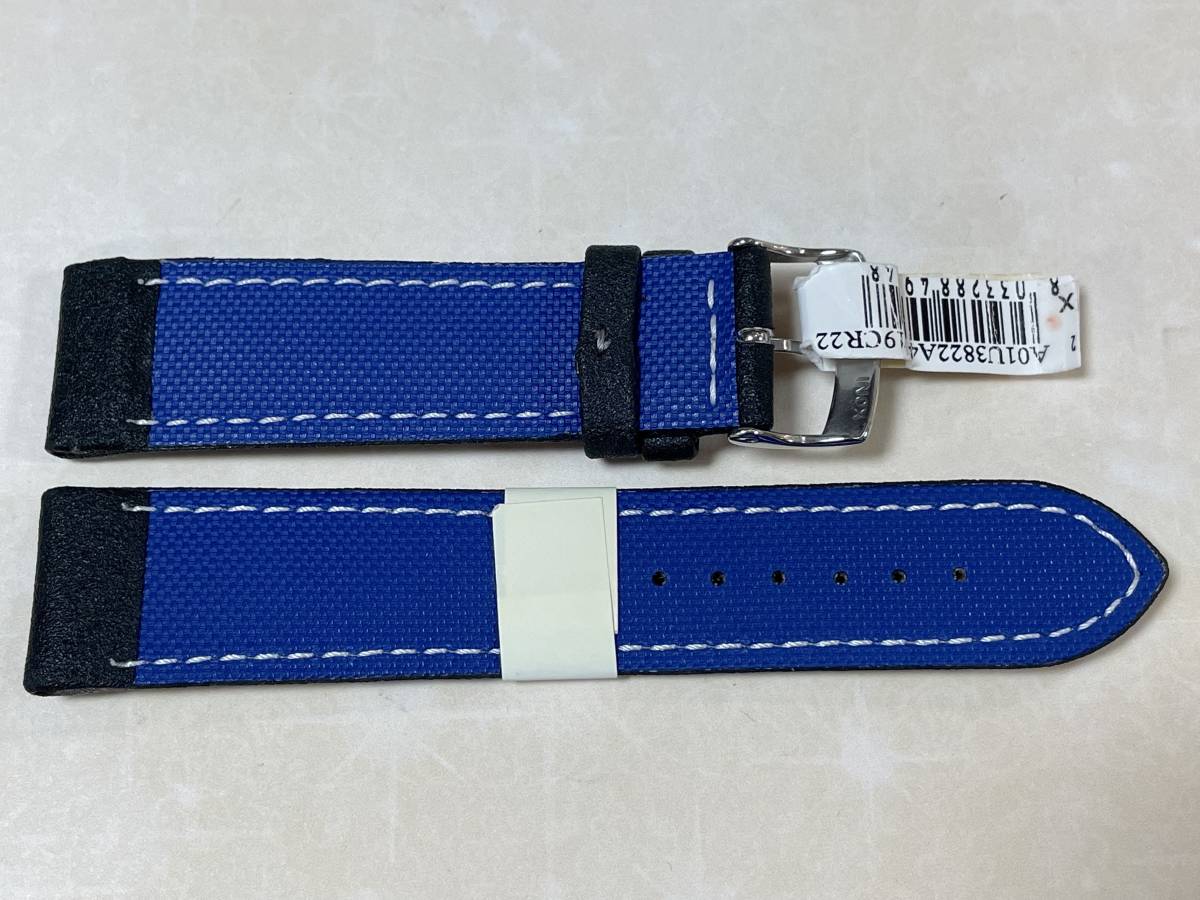 MORELLATO 22mm 黒 Squash ラバーベルト