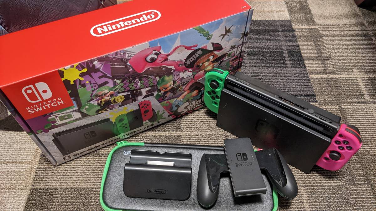  ニンテンドー スイッチ Nintendo Switch 本体 スプラトゥーン2セット ソフト欠品(ニンテンドースイッチ本体)｜売買されたオークション情報、yahooの商品情報をアーカイブ公開 - オークファン ニンテンドースイッチ本体