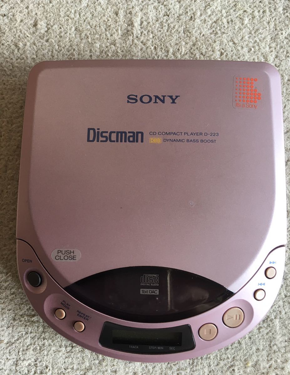 SONY D-223 CDプレーヤー☆中古動作品