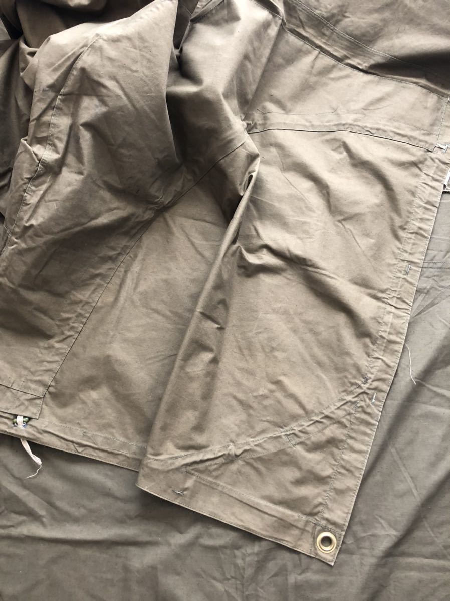 ロシア軍 ソ連軍 M69⁄81 VSR迷彩 ポンチョ タープ パラトカ 麻縄付き