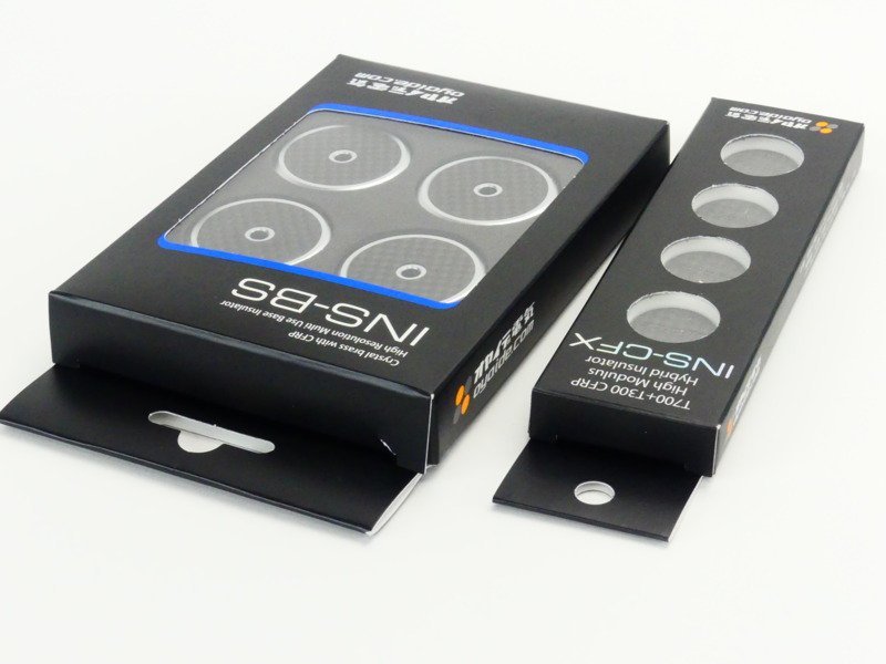 kk38 美品 オヤイデ電気 INS-BS INS-CFX カーボン インシュレーター